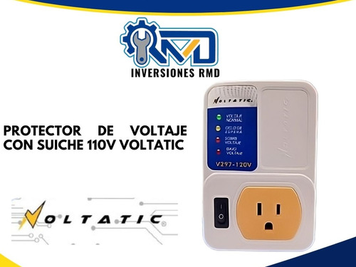 Protector De Voltaje Con Suiche 110v 