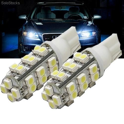 Par Pingo T10 28 Leds Ef Xenon 5000k 6000k Branco Puro W5w