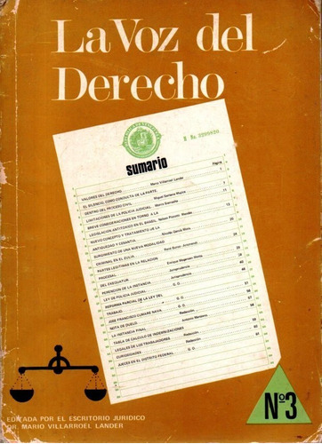 Revista La Voz Del Derecho N°3 Criminalidad En El Zulia