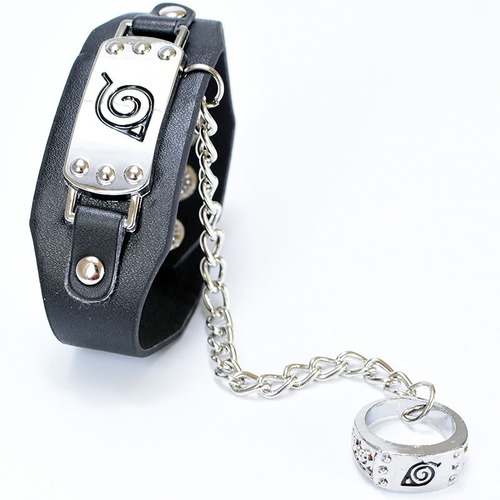 Naruto, One Piece,bleach, Pulsera De Anime Con Anillo