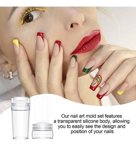 Estampador De Uñas De Silicona Estampador De Uñas Francés Se