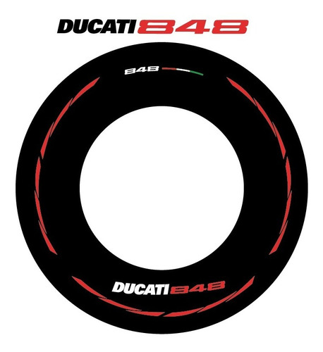 Calcomanias Stickers Para Rin Ducati 848
