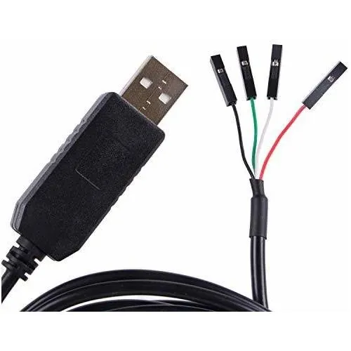 Cable Adaptador Usb A Ttl Serial De 5 V Y 3,3 V, Tx Rx, Vcc,