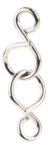 24 Piezas Anillo Chino Puzzle Artesanías De Metal Juguetes