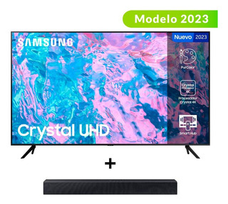 Combo Smart Tv 50 Pulgadas Samsung 4k + Barra De Sonido C400