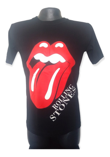 Camiseta The Rolling Stones Logo Rock Metal