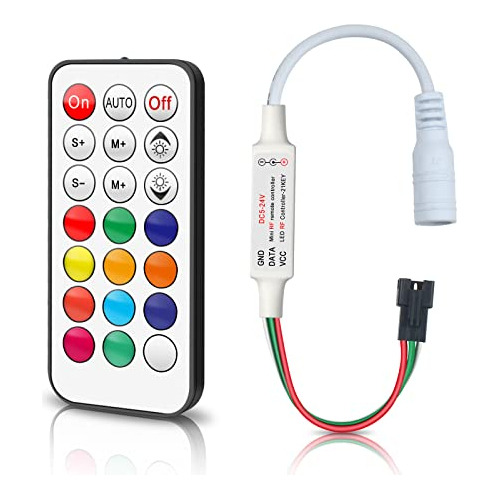 Controlador Led Inalámbrico Rf De 5v/12v/24v, Controla...