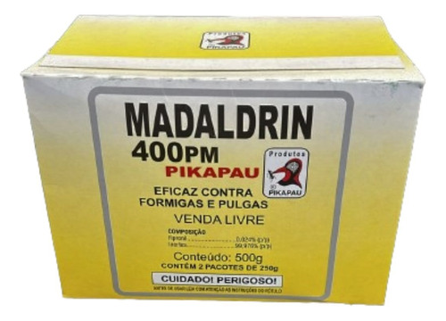 Formicida Madaldrin 400pm Pikapau 2 Pacote De 250g Cada 500g