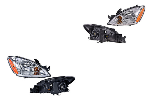 Par Faros Mitsubishi Lancer 04-07 Generica