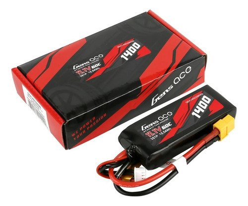 Bateria Gens Ace 1400mah 11.1v 3s 60c Xt60