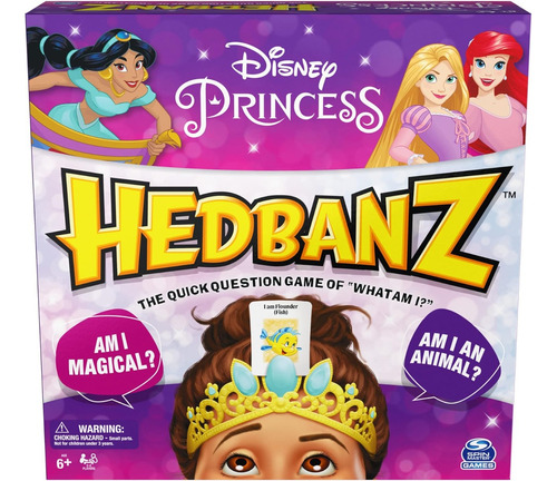 Hedbanz Edicion Disney Princesas Spin Master Original 6+