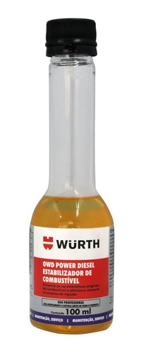 Owd Power Diesel Estabilizador De Combustivel 100ml Wurth