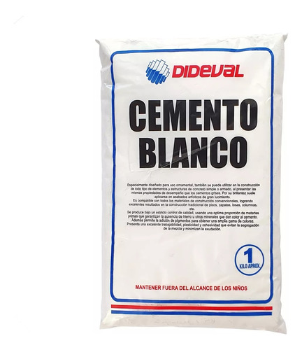 Cemento Blanco 1 Kg