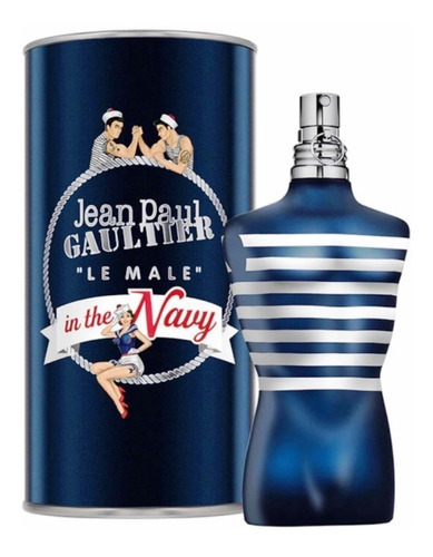 Le Male In The Navy J. P. Gaultier 125v.edt Orig.Container pode unir volume 125 ml