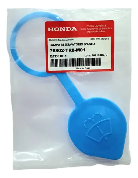 Tampa Reservatorio Agua Parabrisa Civic 2012 a 2016 Original Honda
