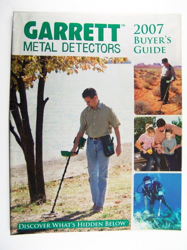 Catálogo Garrett Detector De Metales Tesoros 2007
