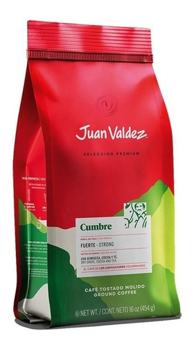 Café Tostado Y Molido Juan Valdez Cumbre 250 G