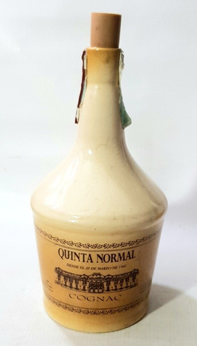 Botella Cognac Vacia Quinta Normal 0,8 Lt Universidad  Chile