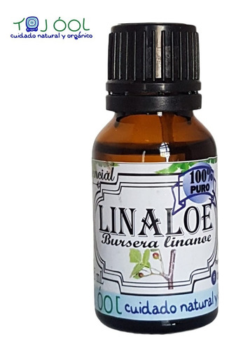 Aceite Esencial Linaloe 100% Puro Natural Orgánico 15ml O