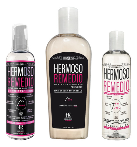 Kit Cabello Hermoso Tratamiento Caída Crece Repara Protege