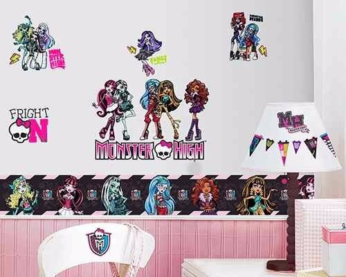 Cinta Decorativa Hd Monster High  Vinil Adhesivo - Mh