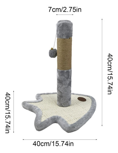 Cat Scratcher Post Linte Sisal Scratch Publics Base De Diseñ