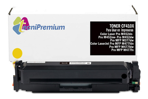 Toner Laser 410x Para Impre Color Hp Mfp M377dw  Mfp M477fdn