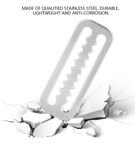 Stainless Steel Weight Belt Keeper Easy To Use Retainer For