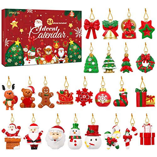 Advent Calendar 2022, Mini Christmas Tree Ornaments, Ch...