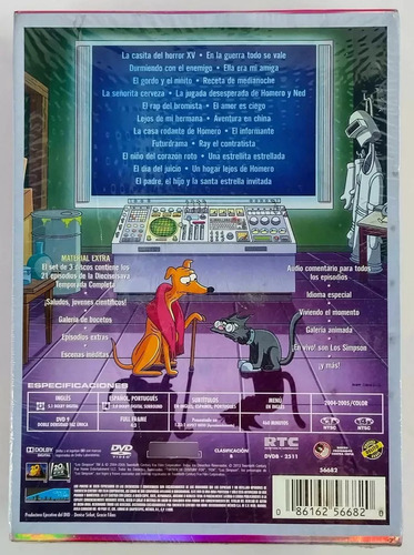 Los Simpsons, Temporada 16 Edición Carita Usada Retromx (Usado)