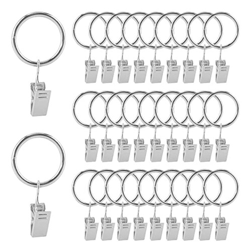 Curtain Rings 30pcs Metal Curtain Rings With Eyelet Cur...