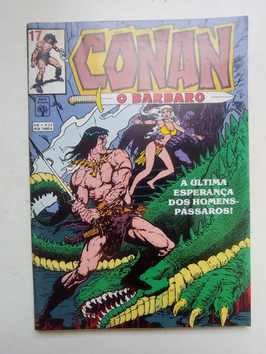 Hq Conan O Bárbaro Nº 17 - Ed. Abril - 1993