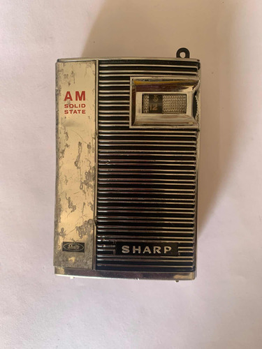 Radio Transistor Antiguo Sharp Md:bp-102b- Año 1967