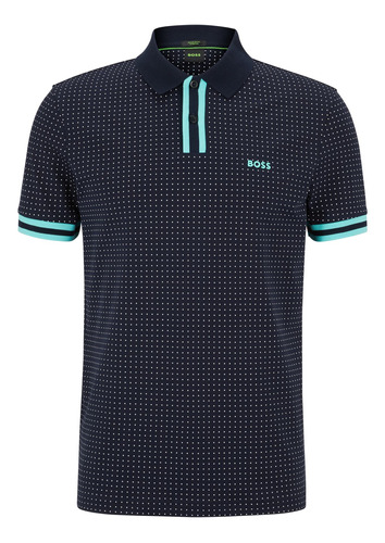 Polo Para Hombre Boss Slim Fit Estilo Casual Deportivo