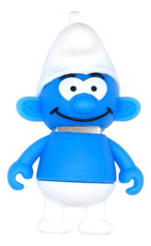 Usb Pitufo Azul - Caricatura - Memoria 4gb - Original