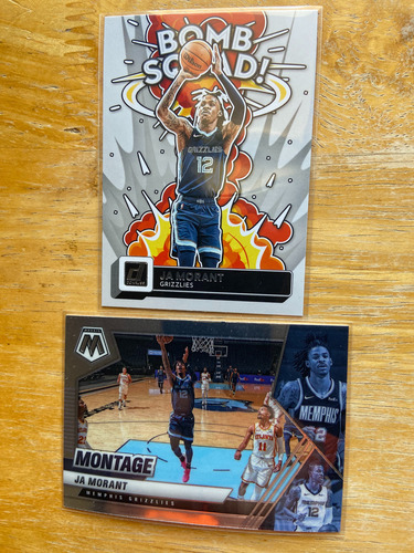 Ja Morant 2 Tarjetas Bomb Squad Y Montage (Usado)