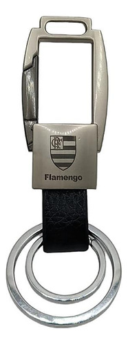 Chaveiro De Metal Com Brasão De Time Flamengo - Sua Logo F