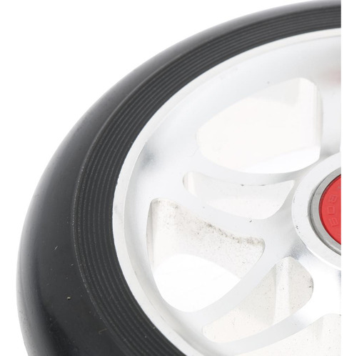 2 Piezas Rueda Scooter Parte Reempalable Multiusos Plata