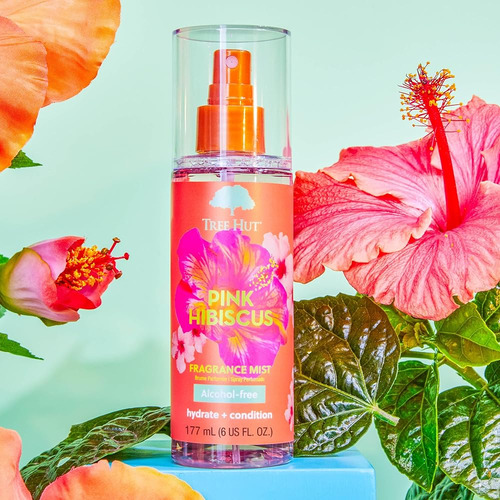 Tree Hut Pink Hibiscus Fragancia Bruma, Hidrata Y Condiciona