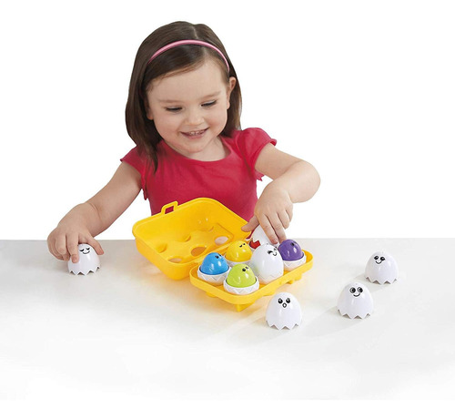 Kidoozie Peek N Peep Eggs - Juguete De Clasificación Y Apila
