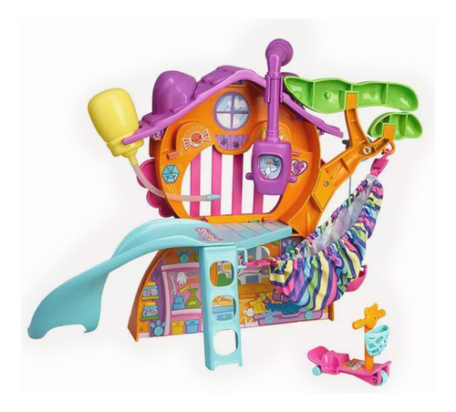 Bellies Casa Del Arbol The Beasties Con Tobogan Y Accesorios