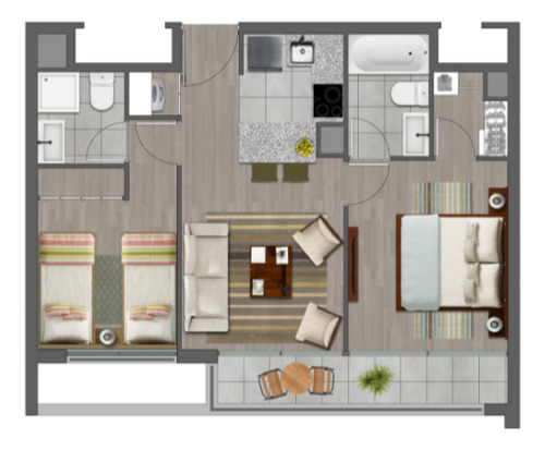 Abdón Cifuentes 150 - Departamento 2d2b(3c), Santiago