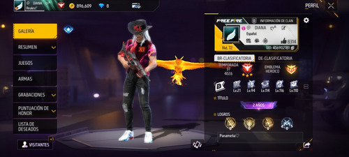 Vendo Cuenta De Free Fire Fire Nivel 72 100 $ Chat 64760397 