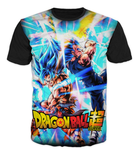 Camisetas De Dragon Ball Z Goku Vegeta Adultos Y Niños Ref03