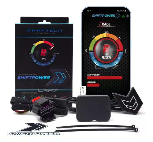 Shift Power FT-SP05+ Onix 2013 a 2019 Chip de Potencia Pedal Acelerador  Multi-uso Bluetooth integrado Fácil instalação Plug and Play Faaftech -  Módulo de Aceleração - Magazine Luiza