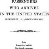 Passengers Who Arrived In The United States, September 18...