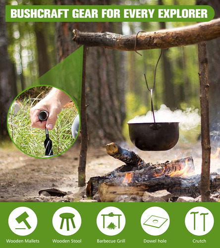 Llave De Taladro Manual Para Camping Y Mochilero Al Aire Lib