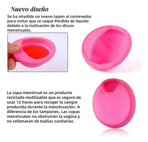 Disco Menstrual Reutilizable L Plus S Silicona Médica