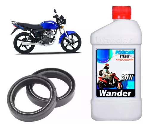 Retenes Barral Suspension Zanella Rx 150 + Aceite Prmotos