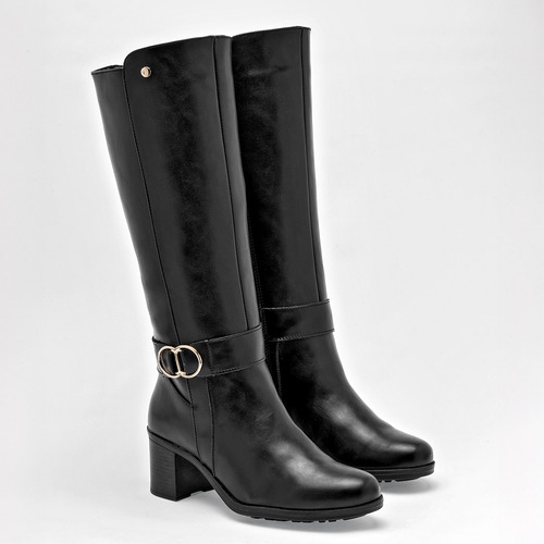 Bota Mujer Etnia 1201 Negro 128-872